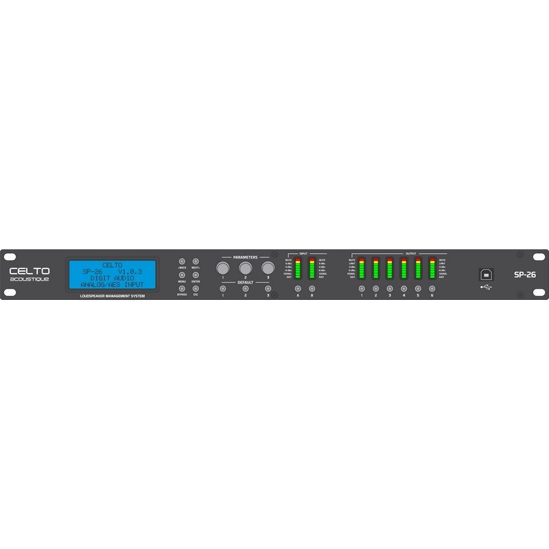 Celto acoustique sp26 speaker management system